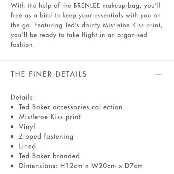 Price firm! Ted Baker Mistletoe Kiss Brenlee bag - Picture 8 of 8